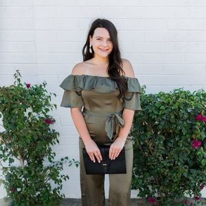 Everly olive jumpsuit